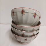 Vintage faceted bowls