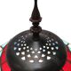 Lampe montgolfière de table en vitrail façon Tiffany