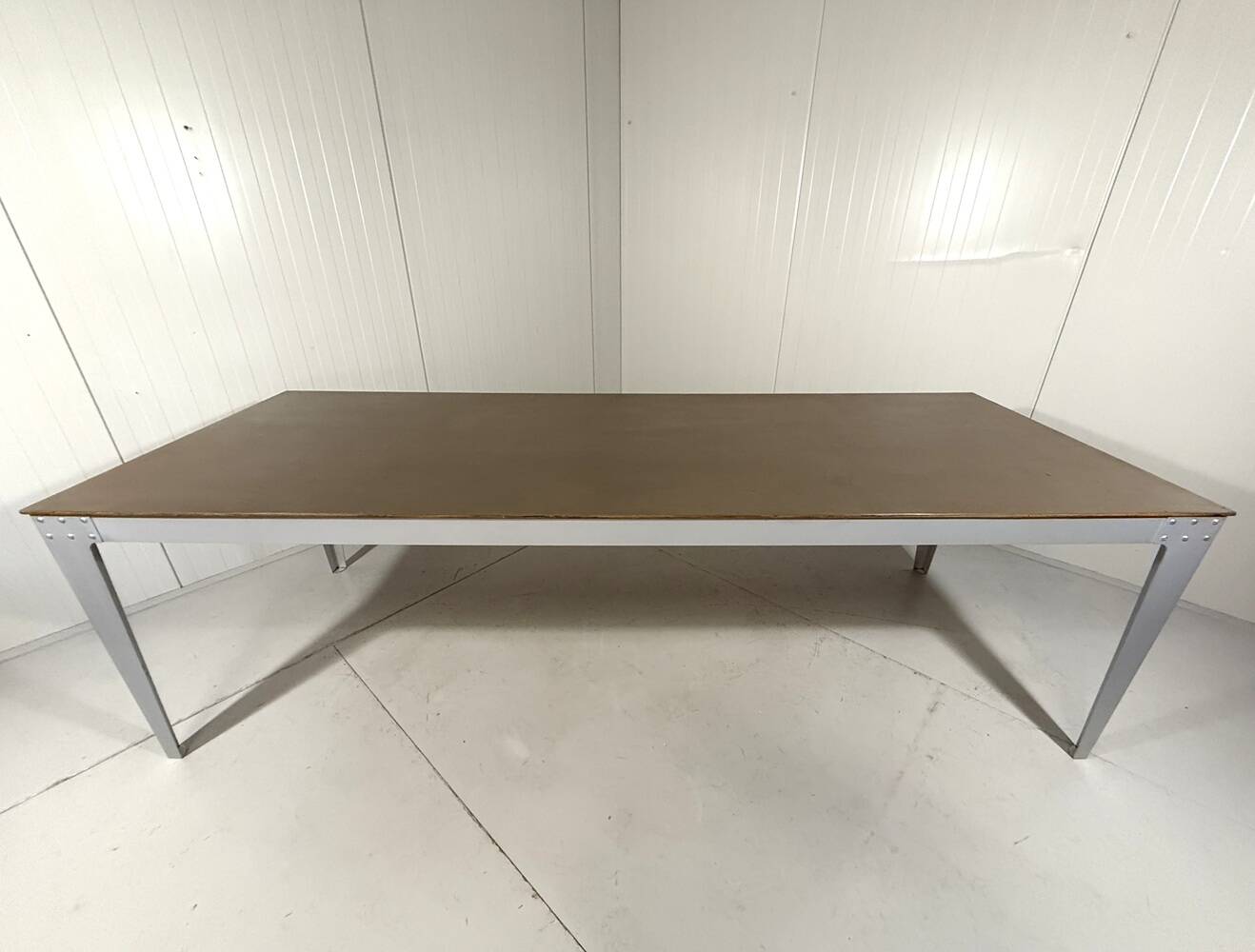 Piet Hein Eek XXL aluminium dining table 1990’s