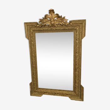 Old golden mirror