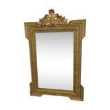 Old golden mirror