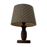 Old turned wooden bedside lamp 1940