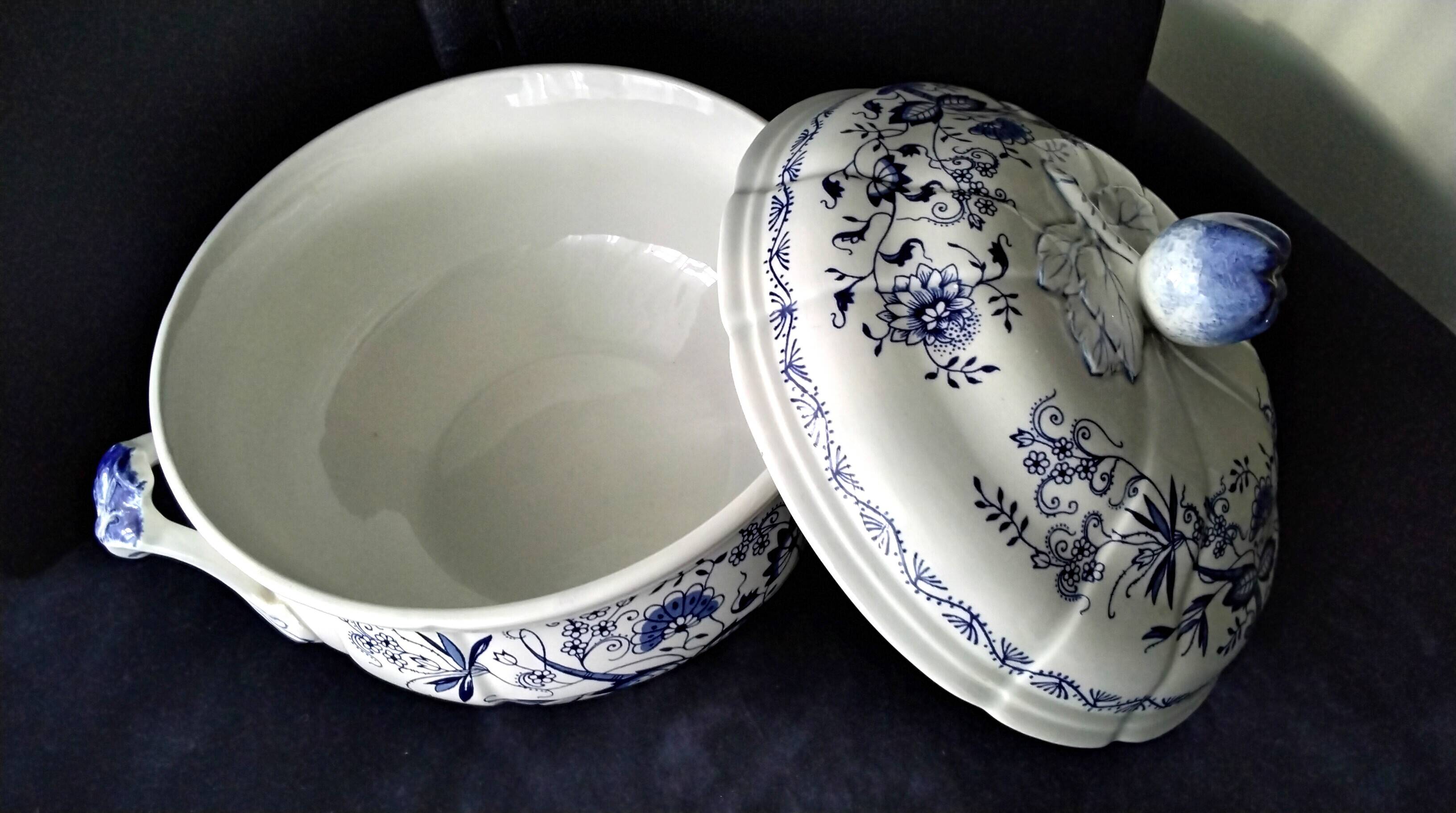 Lunéville Tradition Special Grand Feu earthenware soup tureen