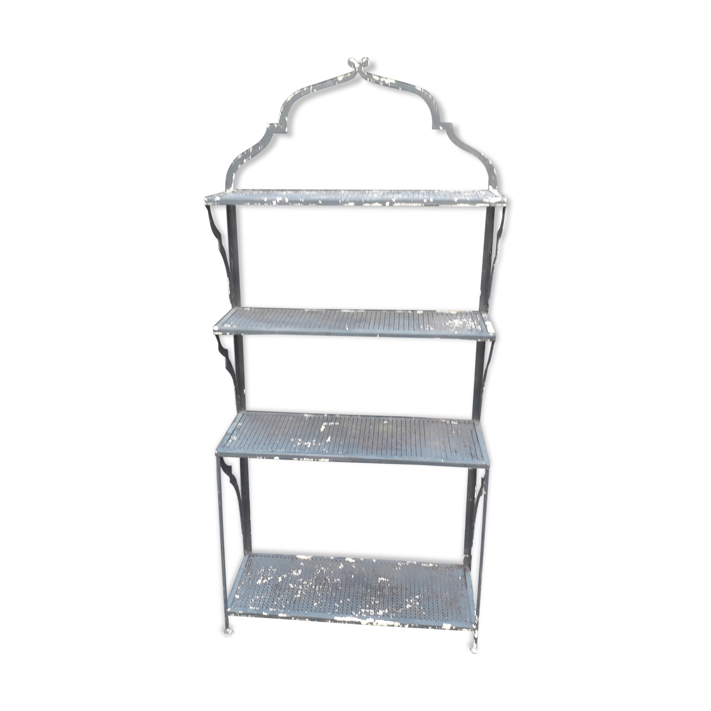 Industrial metal shelf