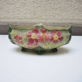 Vintage ceramic planter from St Clément – floral decoration