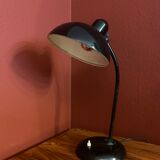 German MidCentury Black Desk Lamp by Kaiser Idell, 1940s