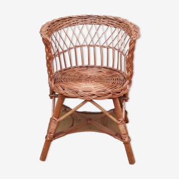 Child rattan armchair