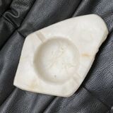 White marble ashtray