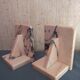 Art Deco marble bookends