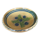 Glazed terracotta dish