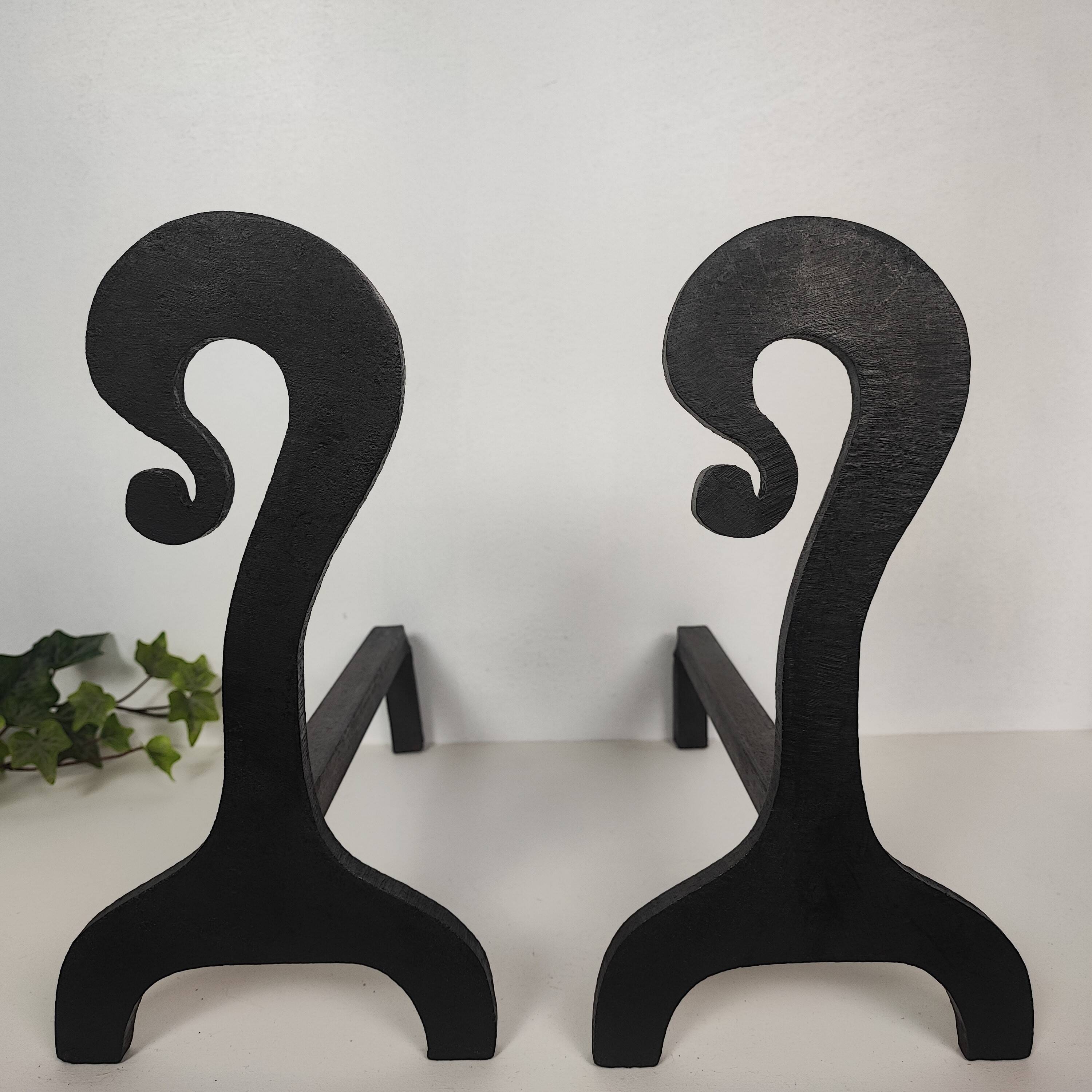 Pair of andirons