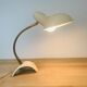 Pair of metal and brass lamps 50s Jean Boris Lacroix