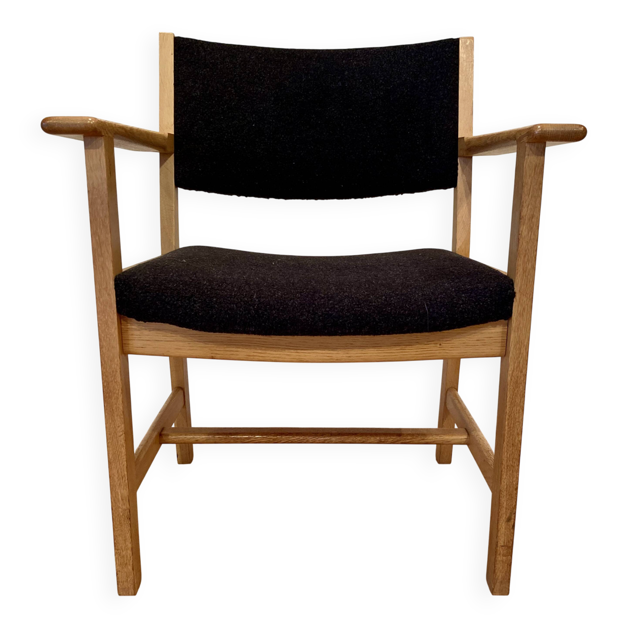 FAUTEUIL ESTAMPILLE "HANS WEGNER" 1960.