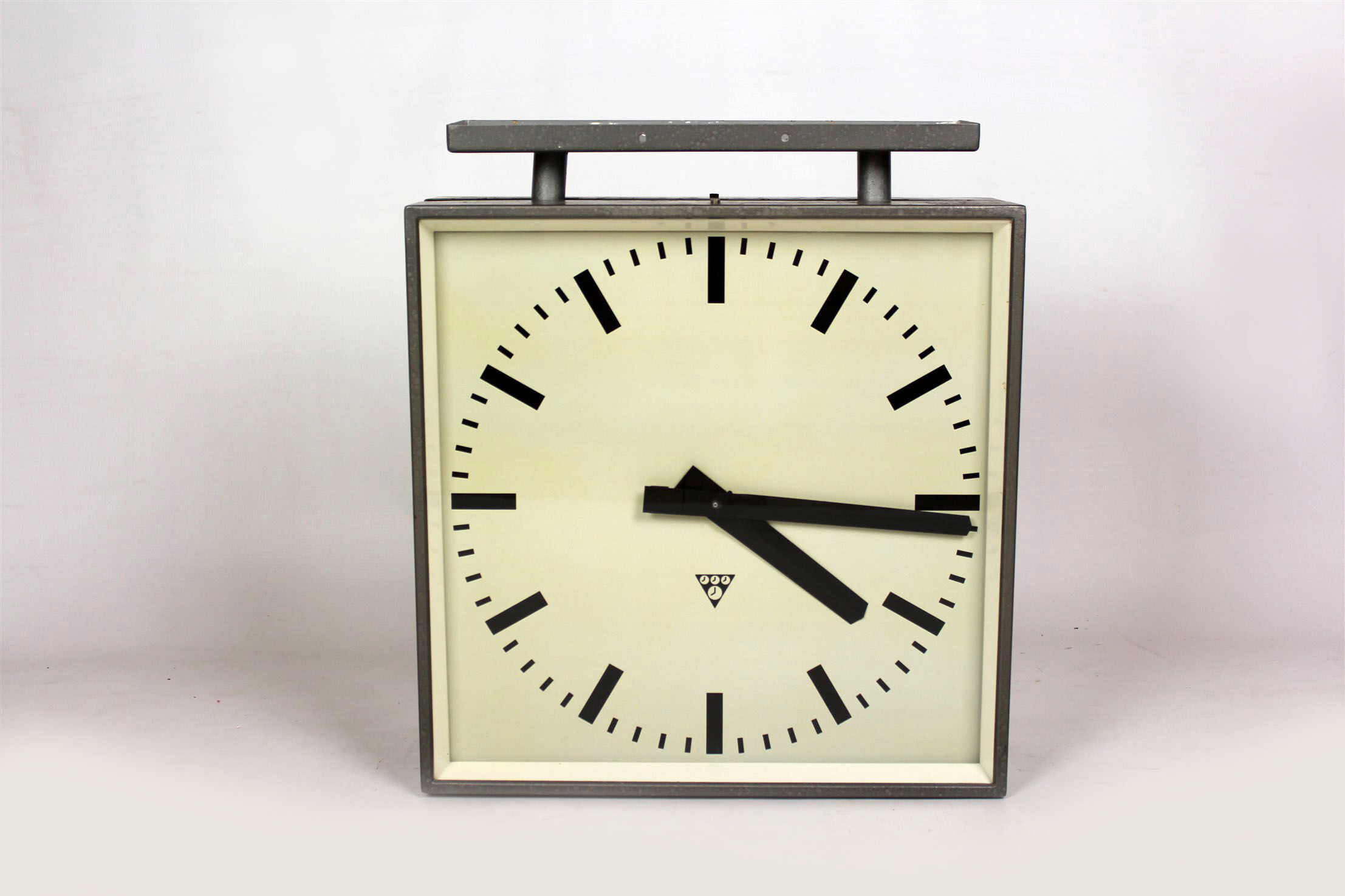 Double Sided Railway Clock from Pragotron, 1970's