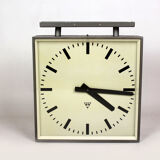 Double Sided Railway Clock from Pragotron, 1970's