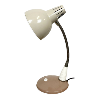 Lampe de table industrielle en col de cygne, années 1960