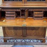 Nineteenth-century English mahogany scriban