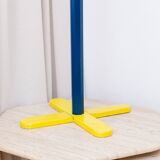 Vintage 1980s coat rack in the shape of a pencil - Pierre Sala style - Memphis Pop Art design - 80s 90s