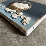 Oil painting on canvas The mushrooms of Paris