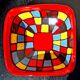 Fruit bowl, vintage seventies design, signed Elchinger.