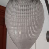 Lustre plafonnier verrerie en forme d'ogive