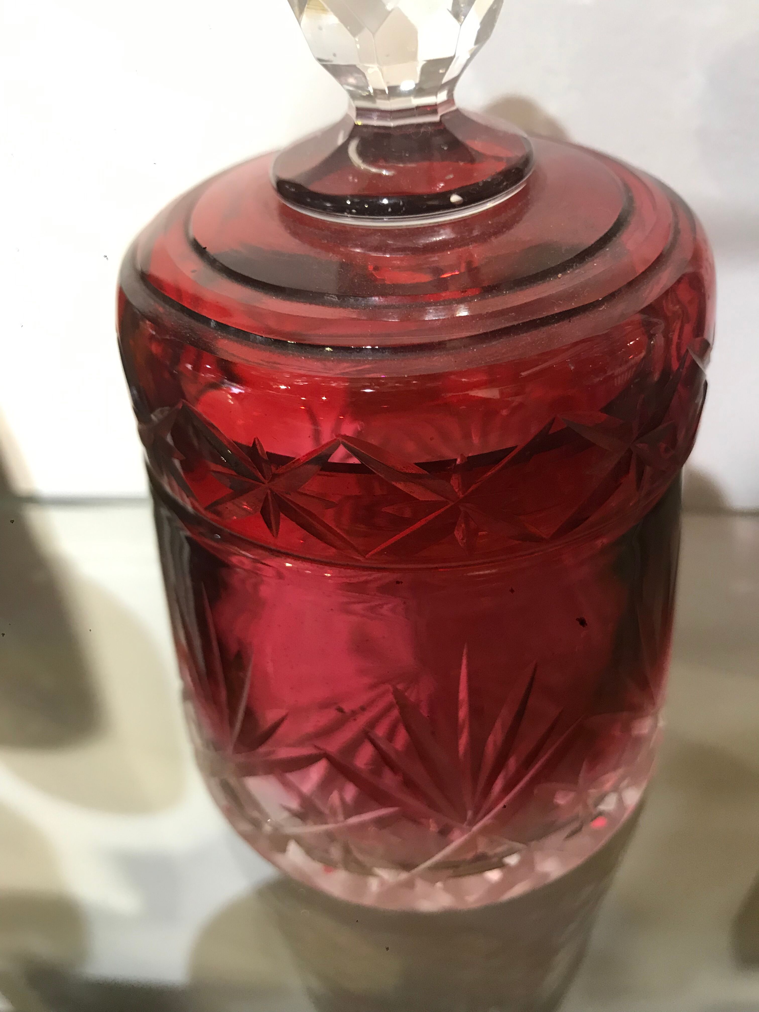 St. Louis crystal pot