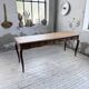Console bureau en chêne 1960