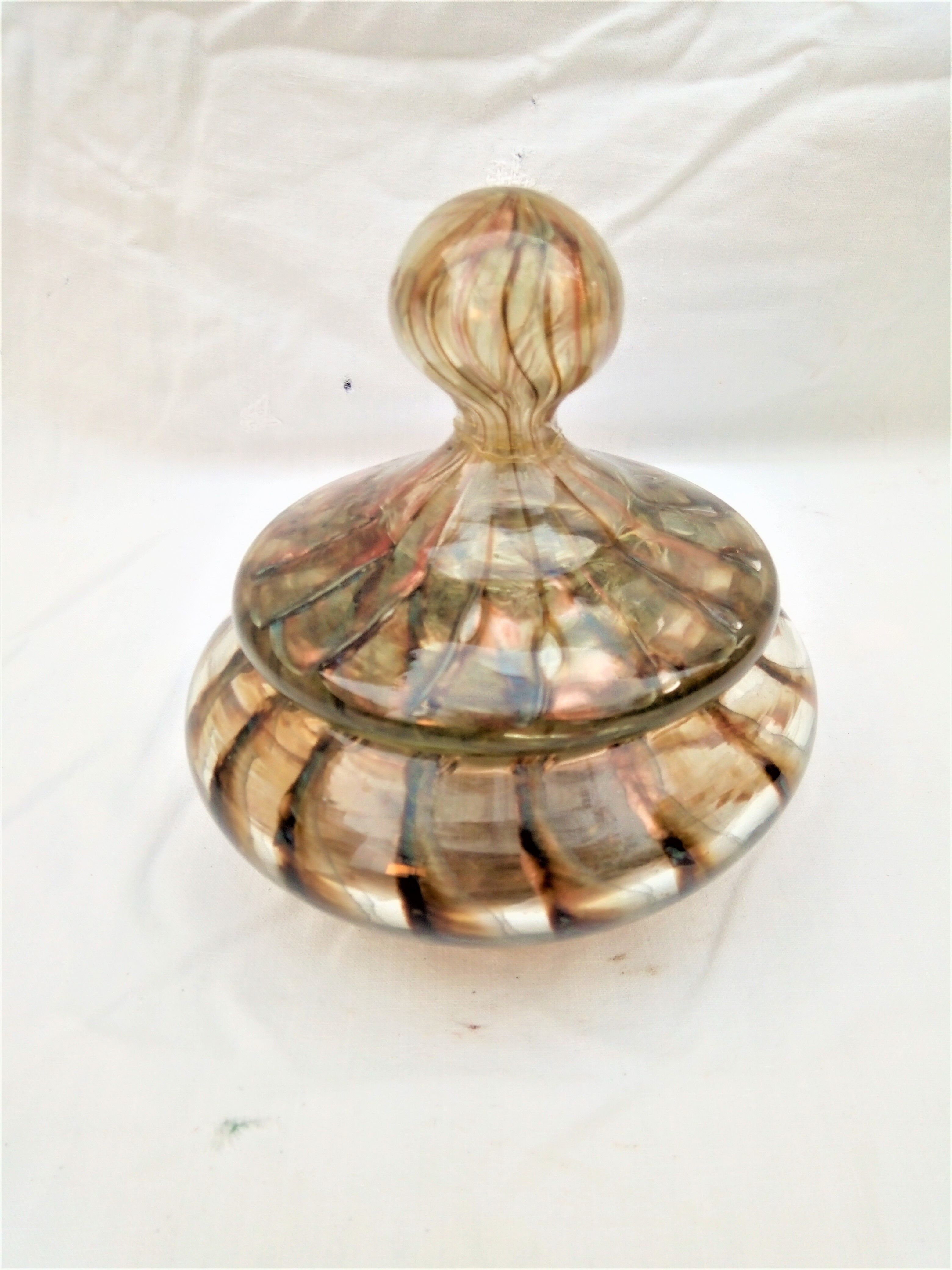 Jar covered with Murano glass in the 50s