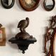 Victorian ebonized wood wall console, circa 1840