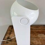 Vintage Table Lamp White Space Age Look Massive 90's design