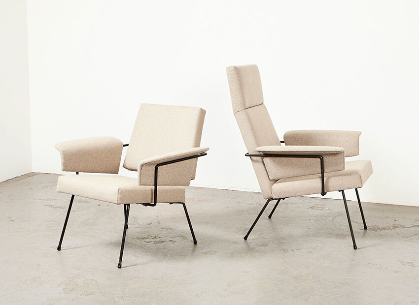 Pair of Lounge Chairs by Rudolf Wolf for Elsrijk 1950s