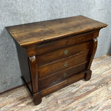 Empire period lady's chest of drawers / Mahogany restoration circa 1810