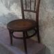 Chaise enfant ancienne en bois courbé