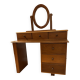 Dressing table and 2 bedside tables in Djibouti walnut