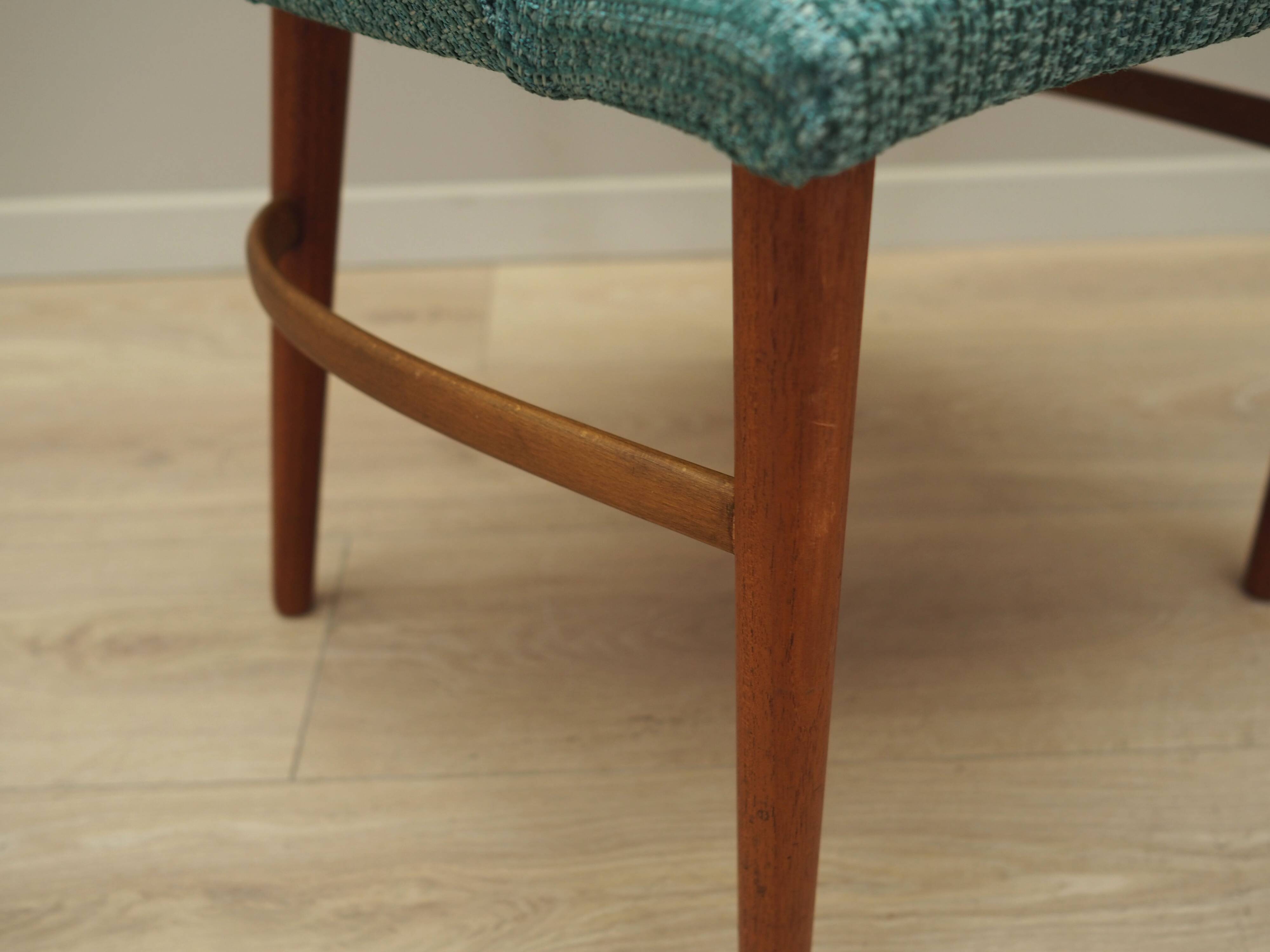 Chaise en teck, design danois, années 1970, production : Danemark