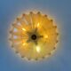 Vintage XL wall lamp, Murano and brass, Italy 1970