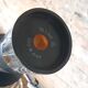 Vintage floor lamp silver-black, 1970