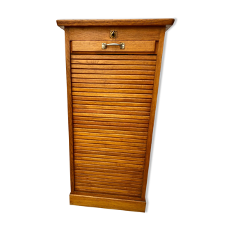 1960 oak filing cabinet