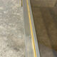 Table basse fer et plateau en verre