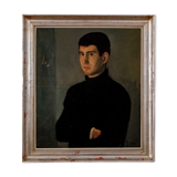 Portrait, oil on canvas, Staf Beerten, 1964