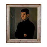 Portrait, oil on canvas, Staf Beerten, 1964