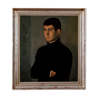 Portrait, oil on canvas, Staf Beerten, 1964