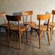 Série de 5 chaises bistrot Stella