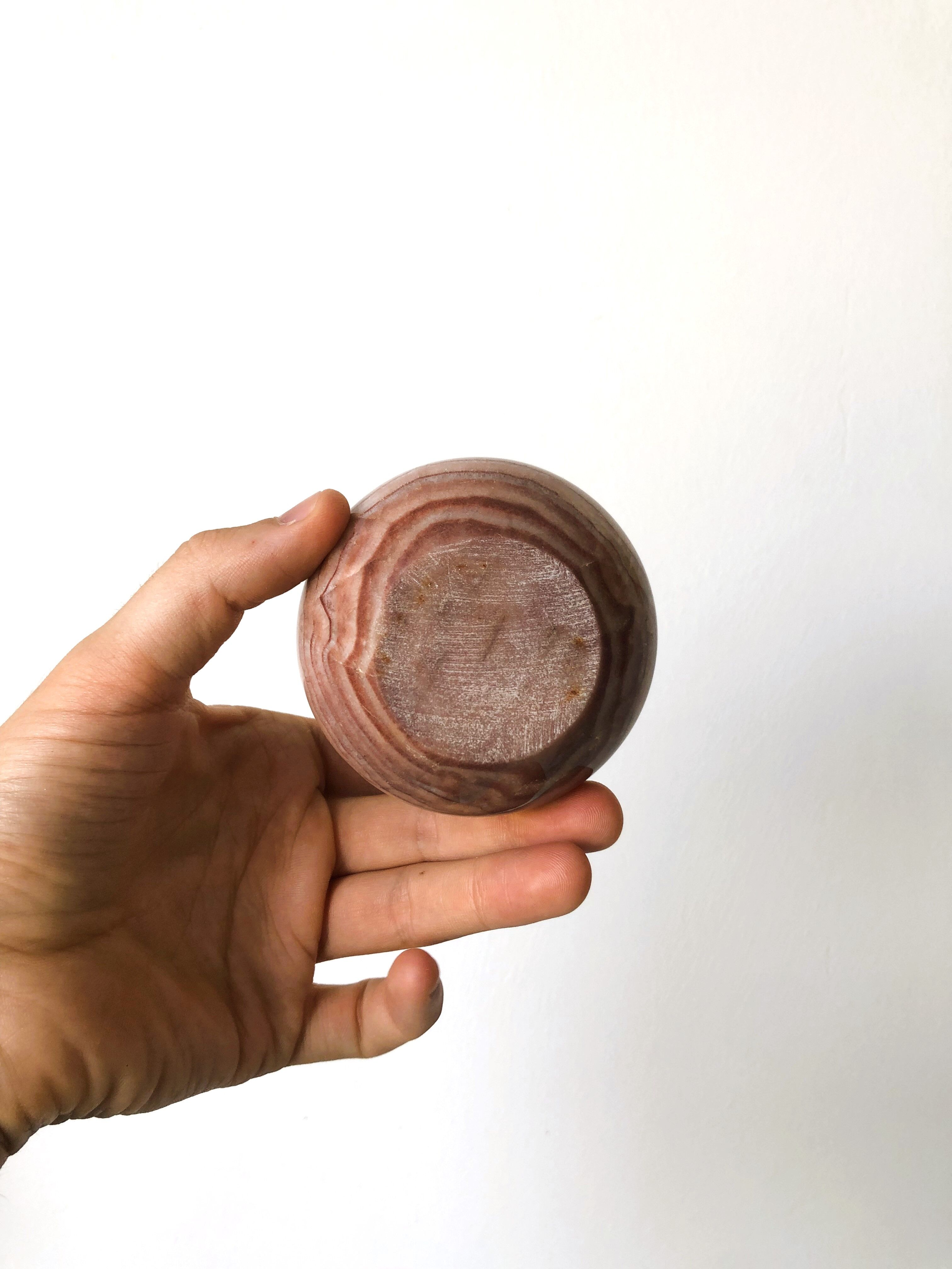 Small pink marble box