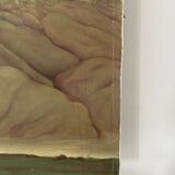 Oil painting "Ruined Tower Landscape"