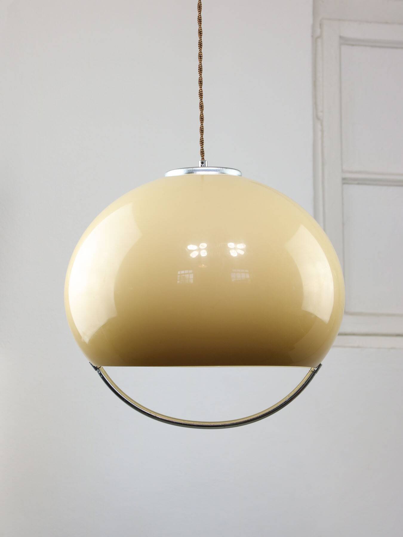 Lampe à suspension jolly space age italienne de guzzini
