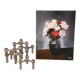 Painting Bouquet, still life, signed Marlier