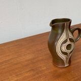 A studio pottery jug from the mid-century by Marianne Stark for Michael Andersen, Bornholm, 1960s.