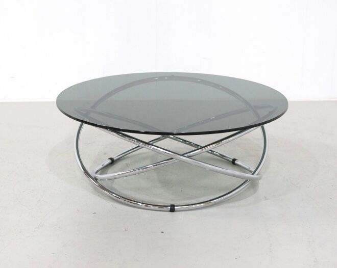 Smoked glass coffee table