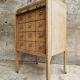 Antique roller shutter cabinet oak chest of drawers
